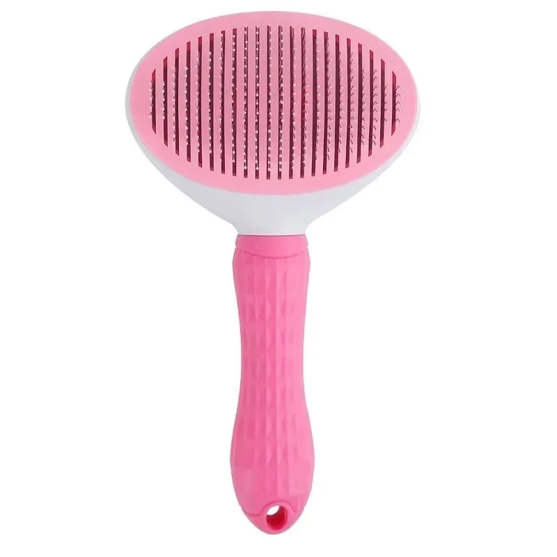 Pet Grooming Brush - Easy Clean Self-Cleaning Button