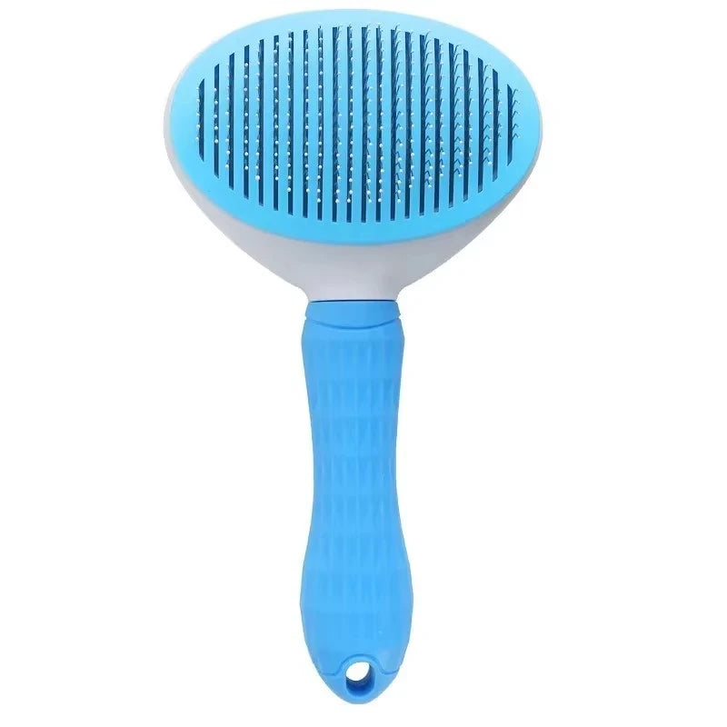 Pet Grooming Brush - Easy Clean Self-Cleaning Button