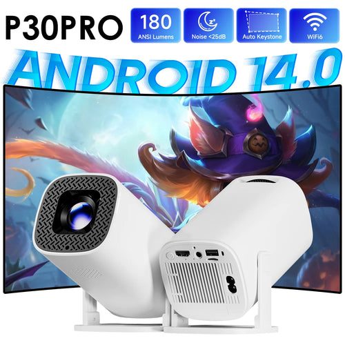Smart Mini WiFi Projector - Home Theater & Movie Nights